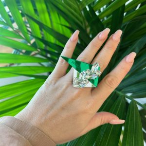 crystal green ring