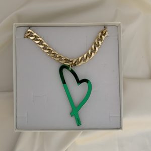 Ogrlica Green Heart