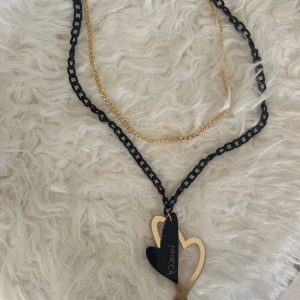 Black DoubleHeart GOLD