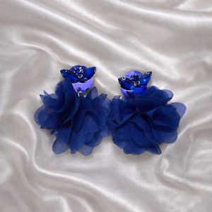 FLOWER ROYAL BLUE uhani