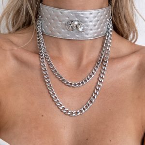 Ogrlica Choker crystal