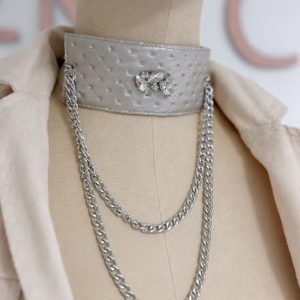 Ogrlica Choker crystal