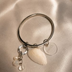 Zapestnica silver shell