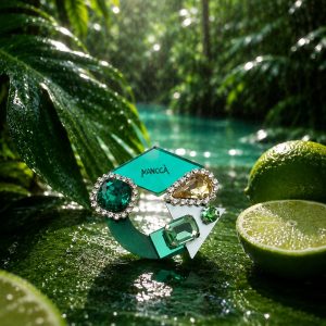 Prstan EMERALD RAIN