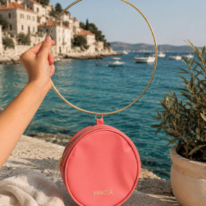 MANCCA HALO bag CORAL PINK