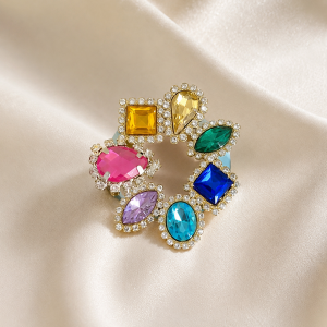 Prstan RAINBOW crystal