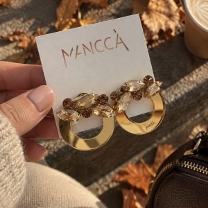 Uhani MIDI HALO GOLD